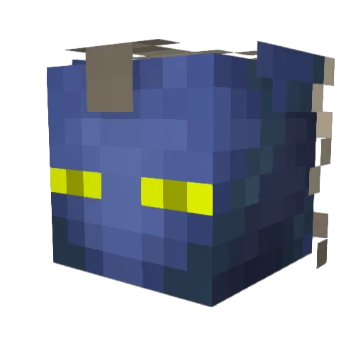 DasGamingPhantom Minecraft avatar head, 3D render