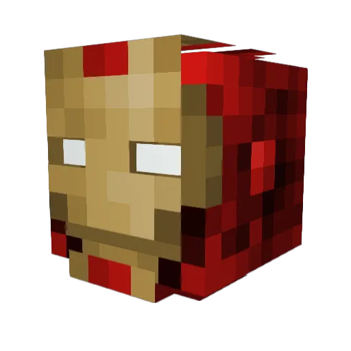 DasGras01 Minecraft avatar head, 3D render