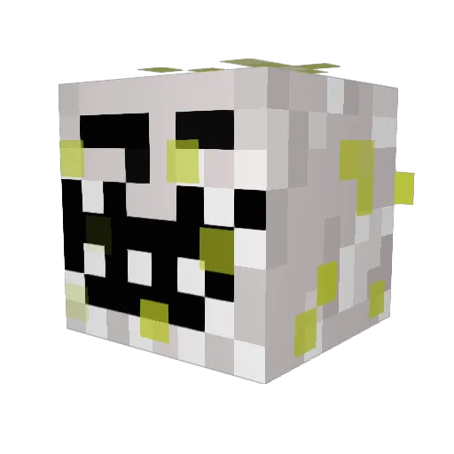 DasJones4 Minecraft avatar head, 3D render