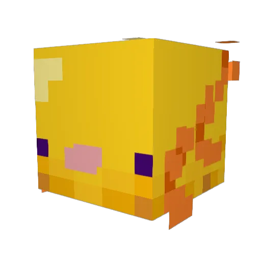 DasMeAyy Minecraft avatar head, 3D render