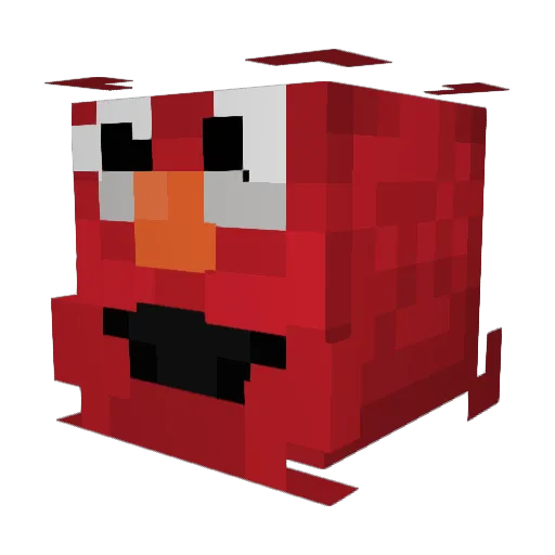 DasMihi Minecraft avatar head, 3D render