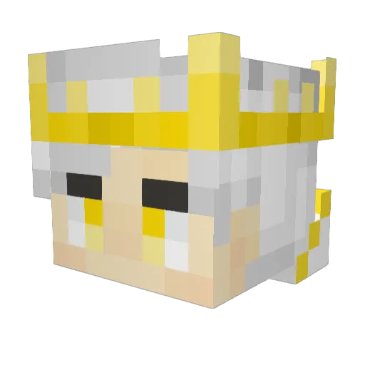 DasRaphIchNicht Minecraft avatar head, 3D render