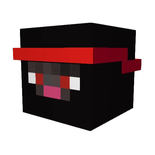 DasRat9930 Minecraft avatar head, 3D render