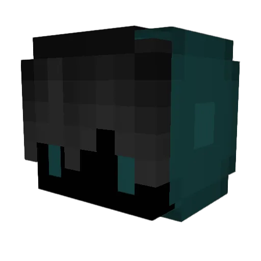 DasTimox Minecraft avatar head, 3D render