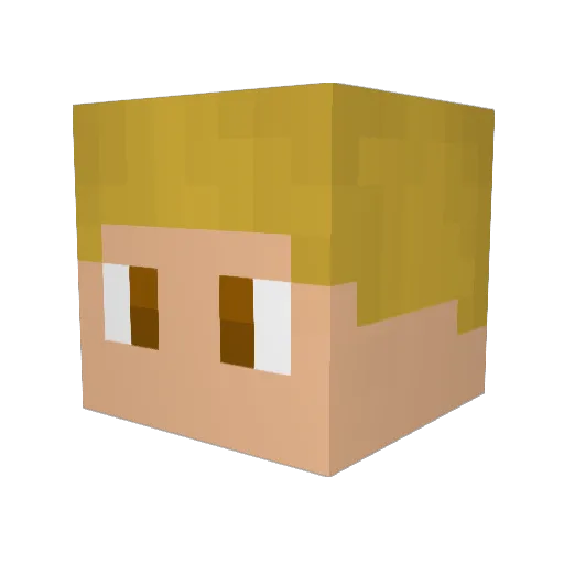 DasWurstbrot2008 Minecraft avatar head, 3D render