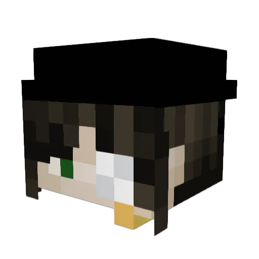 Das_Globi Minecraft avatar head, 3D render