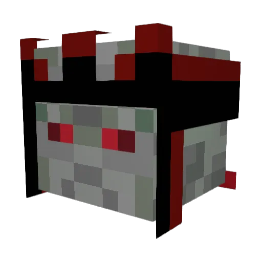 Das_Phyllis Minecraft avatar head, 3D render
