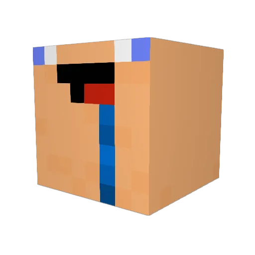 Das_it_mane2 Minecraft avatar head, 3D render
