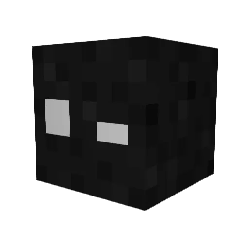 Dasalpix Minecraft avatar head, 3D render