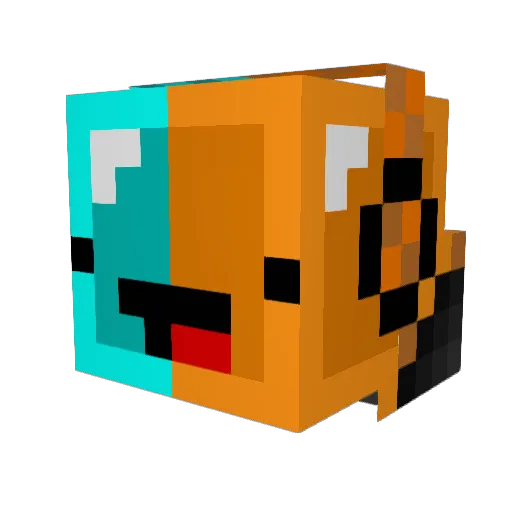 Dasawe99 Minecraft avatar head, 3D render