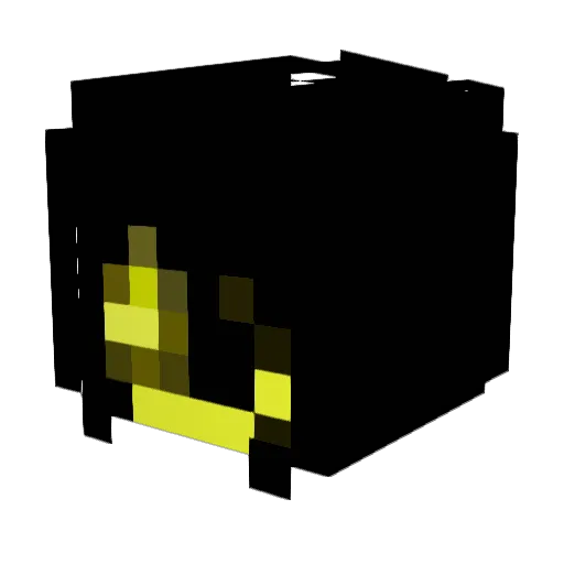 Dasbey Minecraft avatar head, 3D render