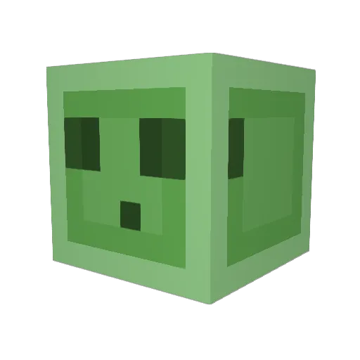 Dash135 Minecraft avatar head, 3D render