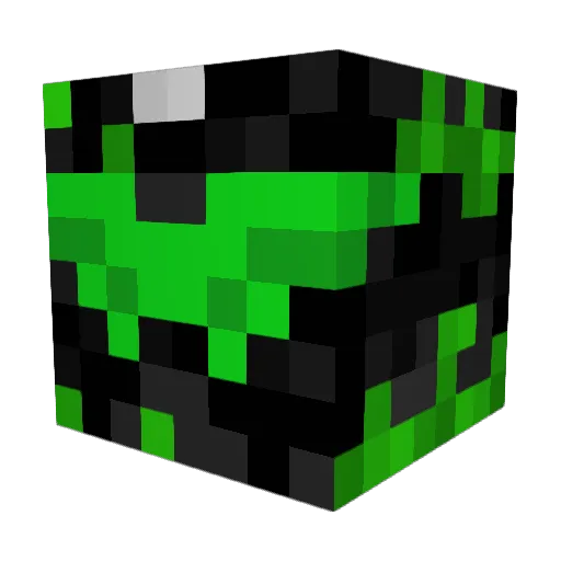 Dash_IV Minecraft avatar head, 3D render