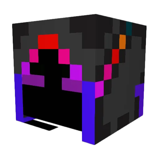 Dasha_Kitten Minecraft avatar head, 3D render