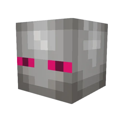 Dashbar Minecraft avatar head, 3D render