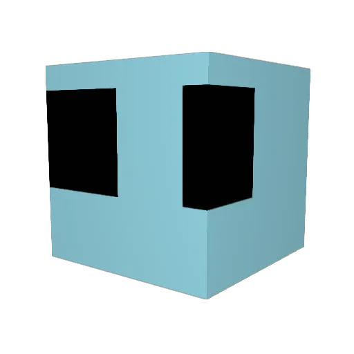 Dashcutter Minecraft avatar head, 3D render