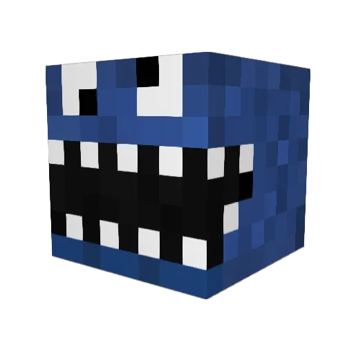 Dashinori Minecraft avatar head, 3D render