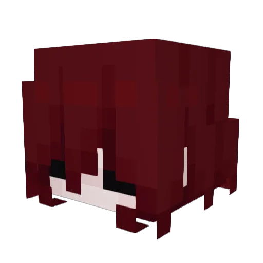 Dashka_ Minecraft avatar head, 3D render