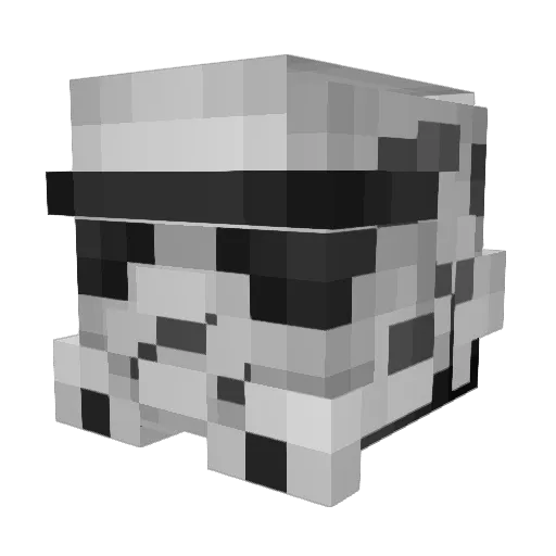 Dasli Minecraft avatar head, 3D render