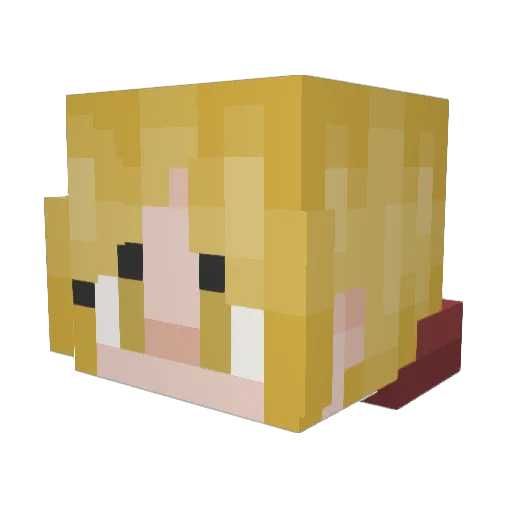 Dastan3D2 Minecraft avatar head, 3D render