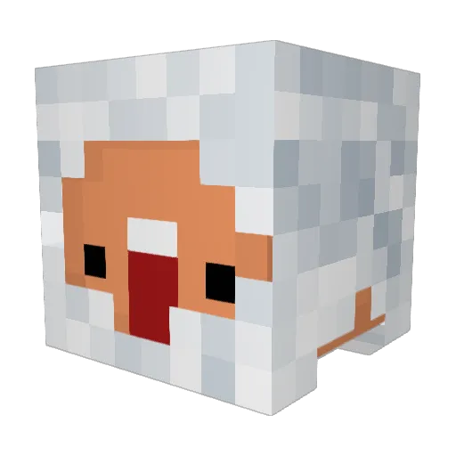 Dasti_HD Minecraft avatar head, 3D render