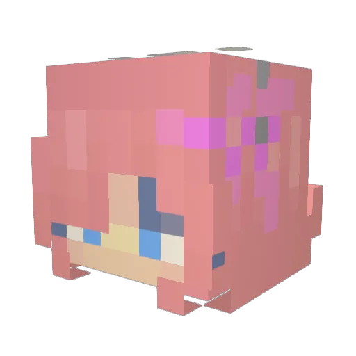 Dat1aggiNGod101 Minecraft avatar head, 3D render