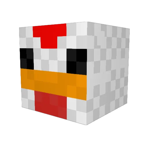 DatAnonymousGuy Minecraft avatar head, 3D render