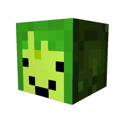 DatAvocad0 Minecraft avatar head, 3D render