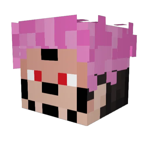 DatBoiCu Minecraft avatar head, 3D render