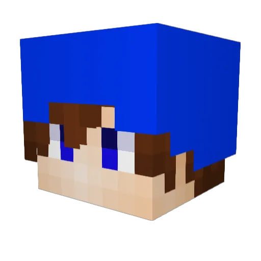DatBoiIsak Minecraft avatar head, 3D render