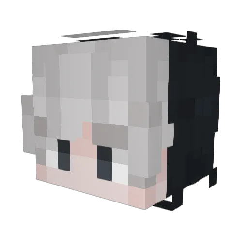 DatEpicDude Minecraft avatar head, 3D render