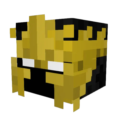 DatGrone Minecraft avatar head, 3D render