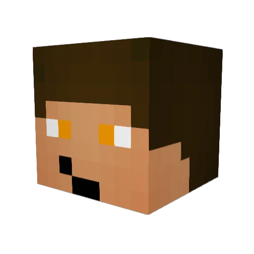 DatHomieC Minecraft avatar head, 3D render