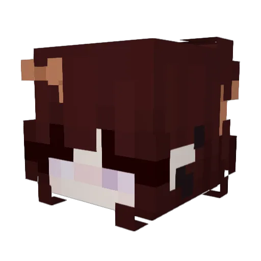 DatHoss77 Minecraft avatar head, 3D render