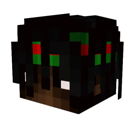 DatKidSauce Minecraft avatar head, 3D render