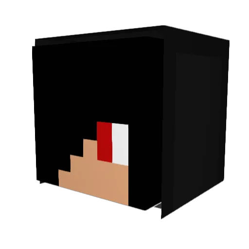 DatOneGuyXd Minecraft avatar head, 3D render