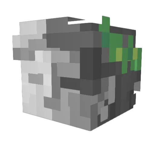 DatOneKingE_ Minecraft avatar head, 3D render