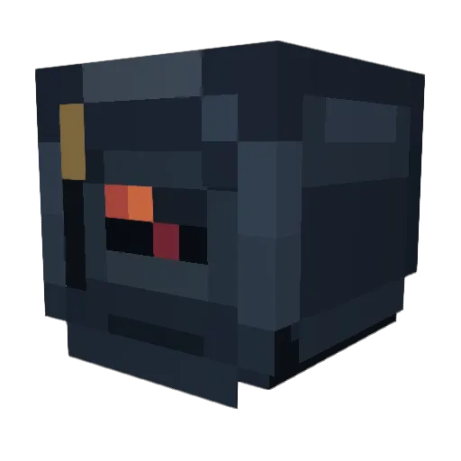 DatShot Minecraft avatar head, 3D render