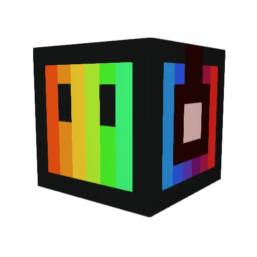 DatStyL Minecraft avatar head, 3D render