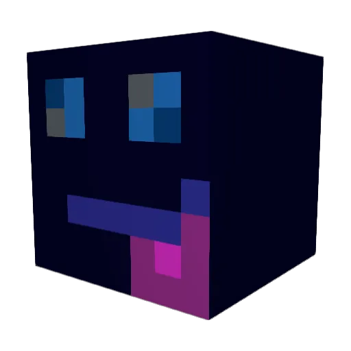 Dat_Cake Minecraft avatar head, 3D render
