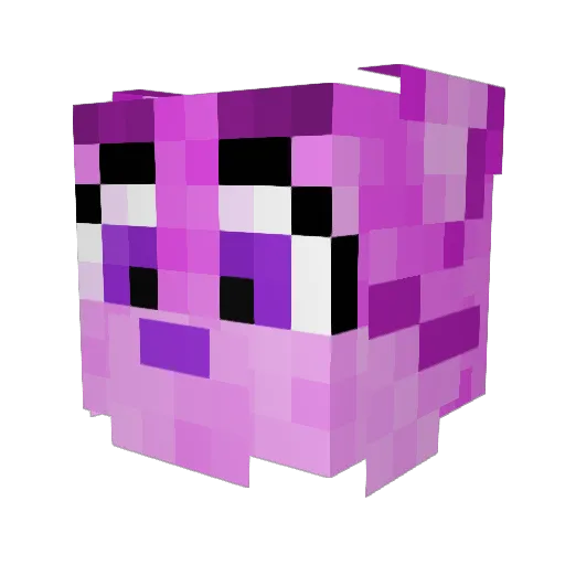 Dat_Cool_Kat Minecraft avatar head, 3D render