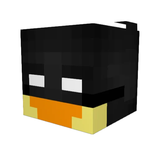 Dat_Duck_Lucky Minecraft avatar head, 3D render