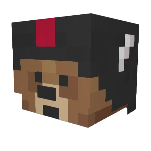 Dat_Hyper Minecraft avatar head, 3D render