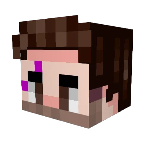 Dat_Titan_7200 Minecraft avatar head, 3D render