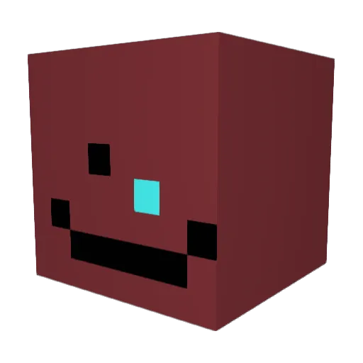 Data6220 Minecraft avatar head, 3D render