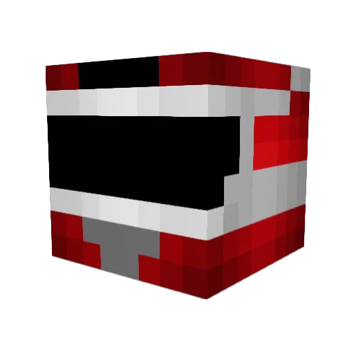 DataBaseP Minecraft avatar head, 3D render
