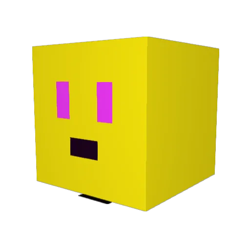 Datbandoboi Minecraft avatar head, 3D render