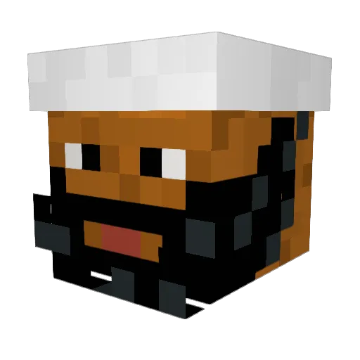 Datboi22 Minecraft avatar head, 3D render