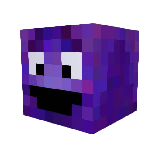Datlapiz Minecraft avatar head, 3D render