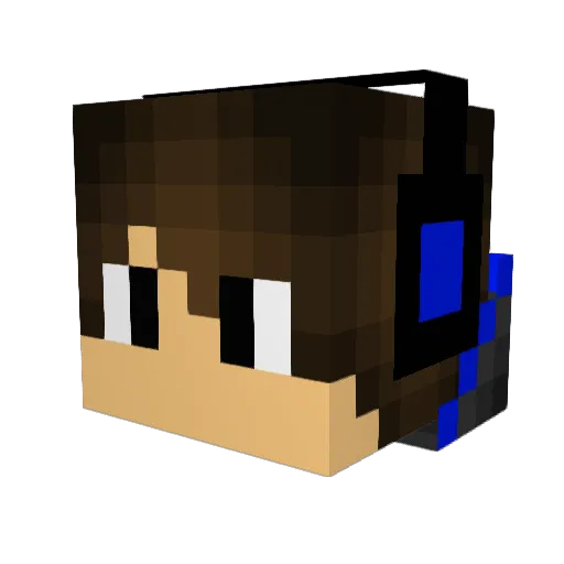 DatshotT_2 Minecraft avatar head, 3D render